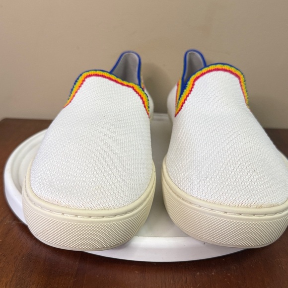 Rothy's Slip On Sneakers in the limited edition Rainbow Pride Color-way Size 9.5 - Picture 5 of 7